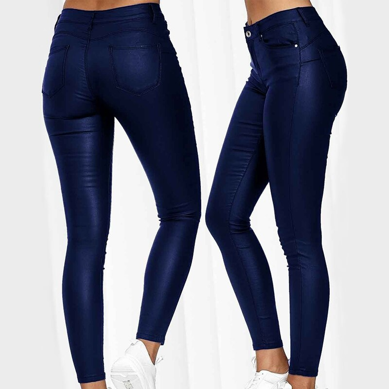 Stretch | Stretch Leather Trousers
