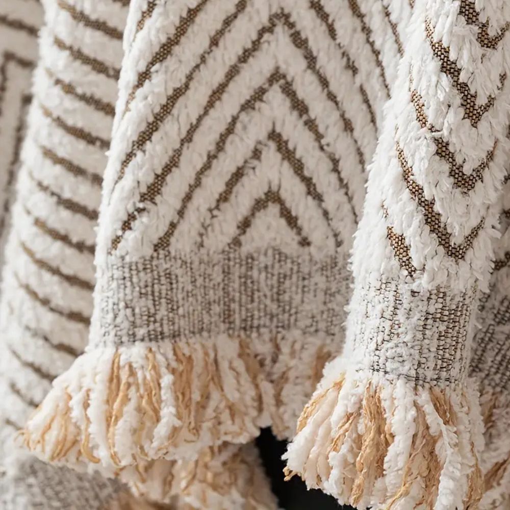 Stripe Herringbone Sofa Cover