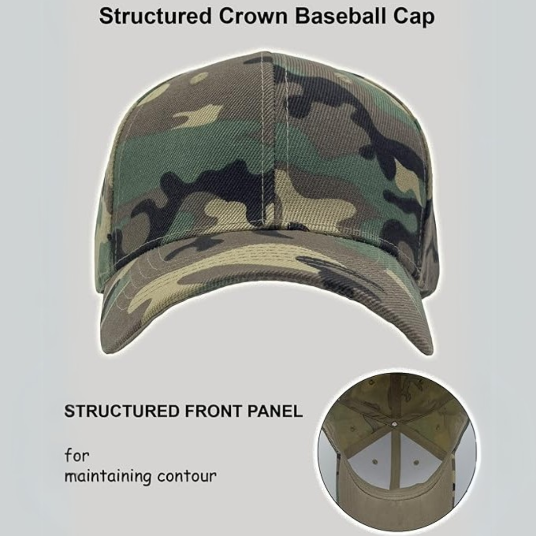 Structured Adjustable Baseball Cap - Alex
