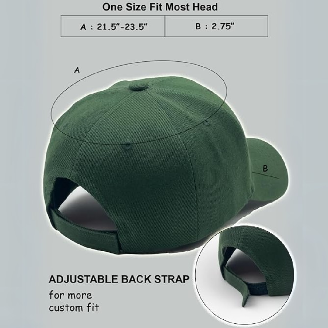 Structured Adjustable Baseball Cap - Alex
