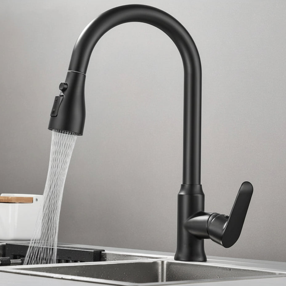 SWIVELUX – Elegant kitchen faucet with pull-out function and 360° rotation