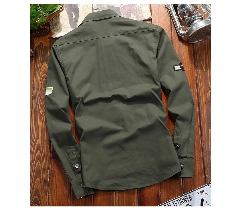 Theo - Vintage Cargo Shirt for Men