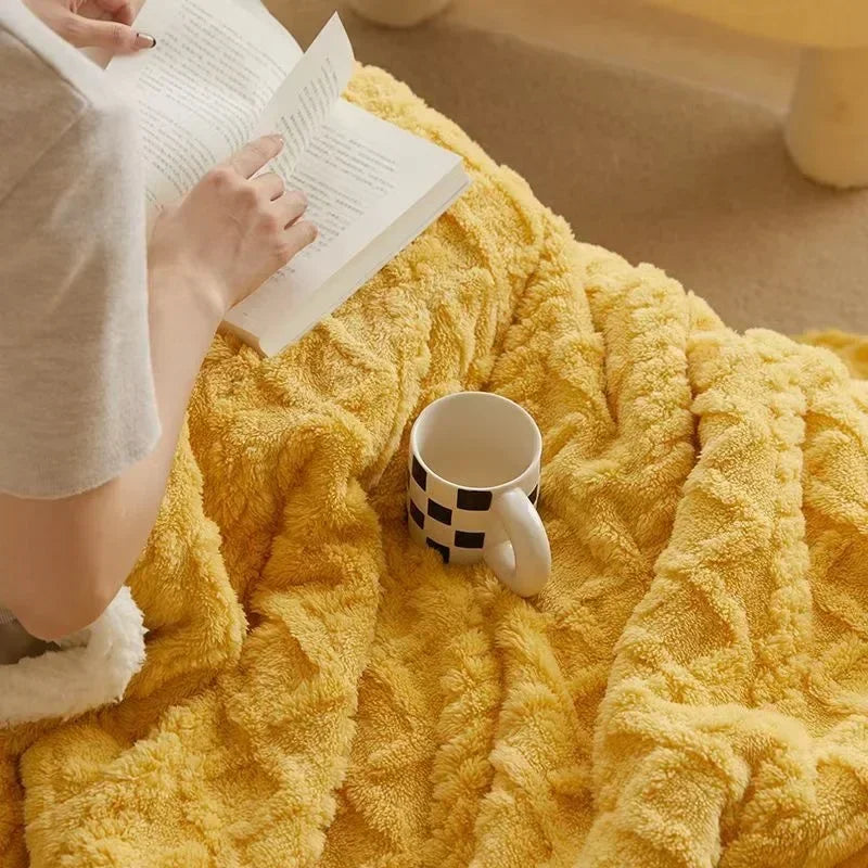 Thick Lambswool Blanket for Winter - WarmWool