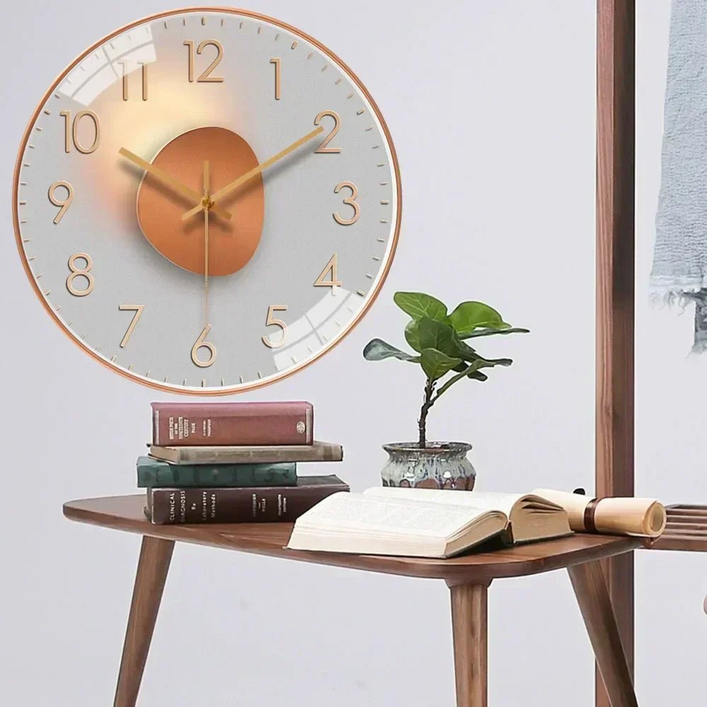 TICKLESS – Silent wall clock with minimalist dial and elegant finish
