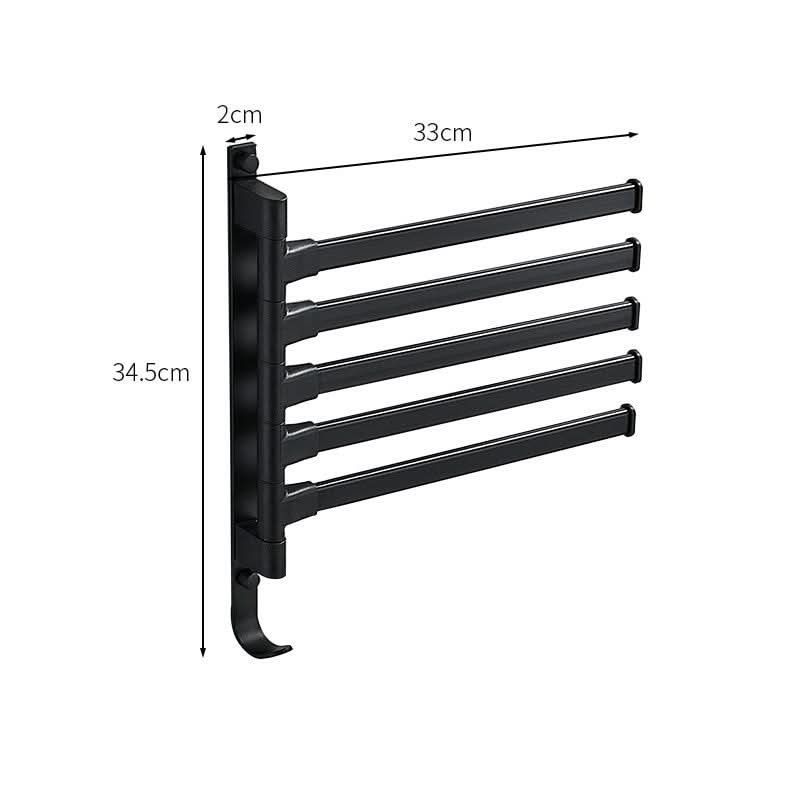 TIDYRACK – 5-Arm Towel Holder with Modern Design