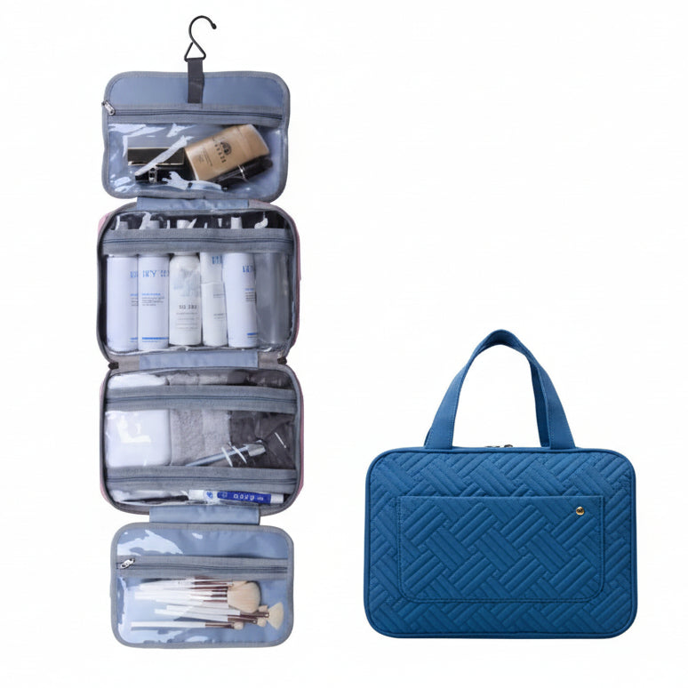 TRAVELTID – Compact Cosmetic Organizer with 4 Compartments