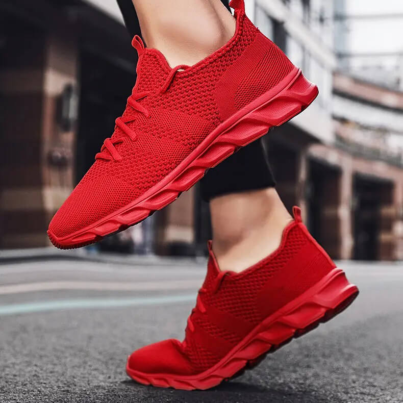 Trendy White Jogging Shoes