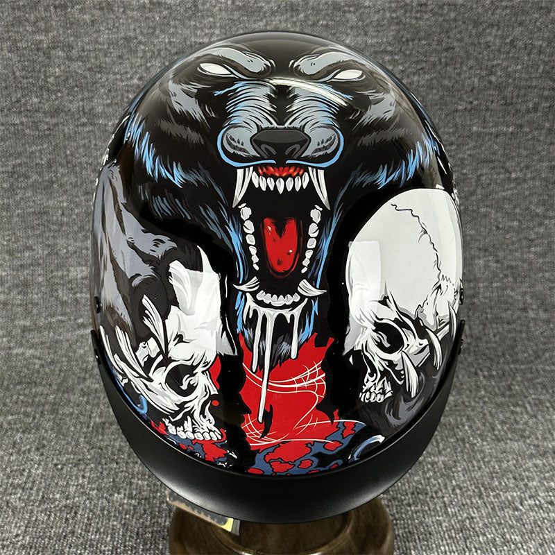 Urban Chopper Helmet with Minimalist Design