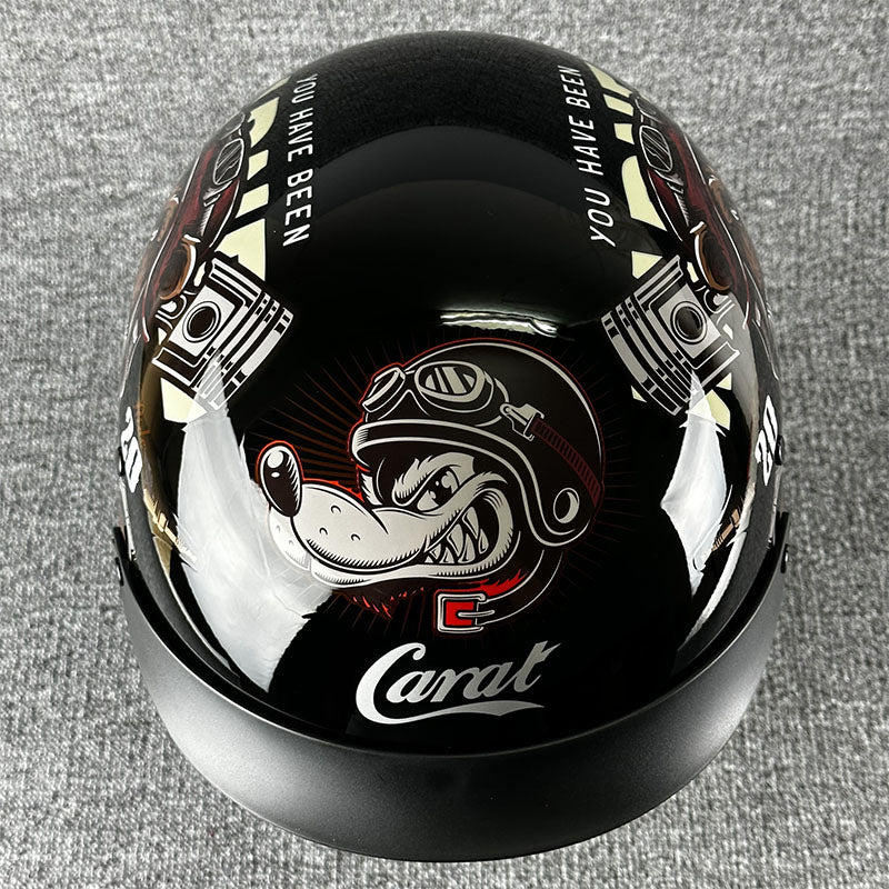 Urban Chopper Helmet with Minimalist Design