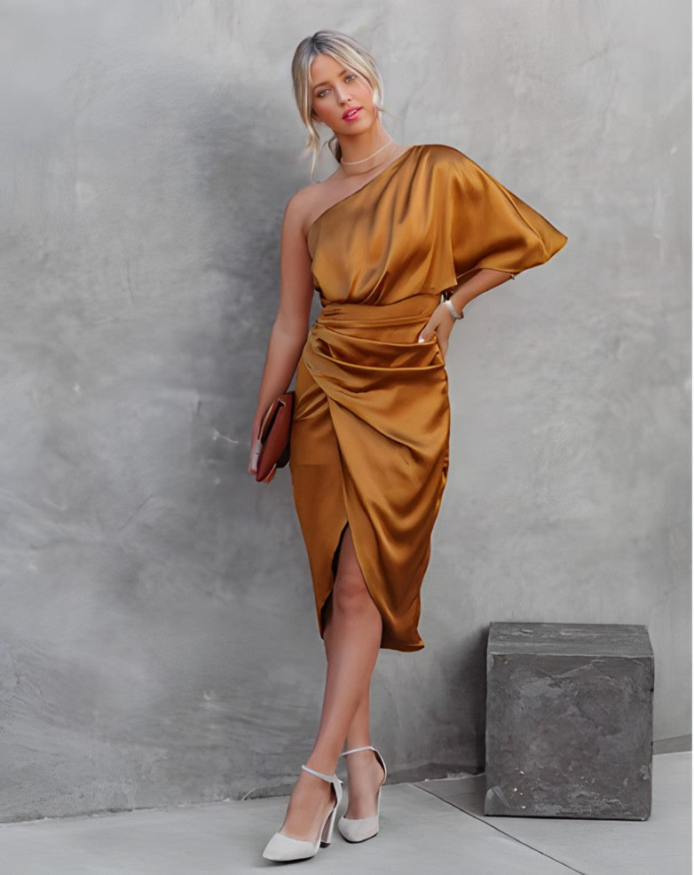 Valentina | Elegant Evening Dress in Silk