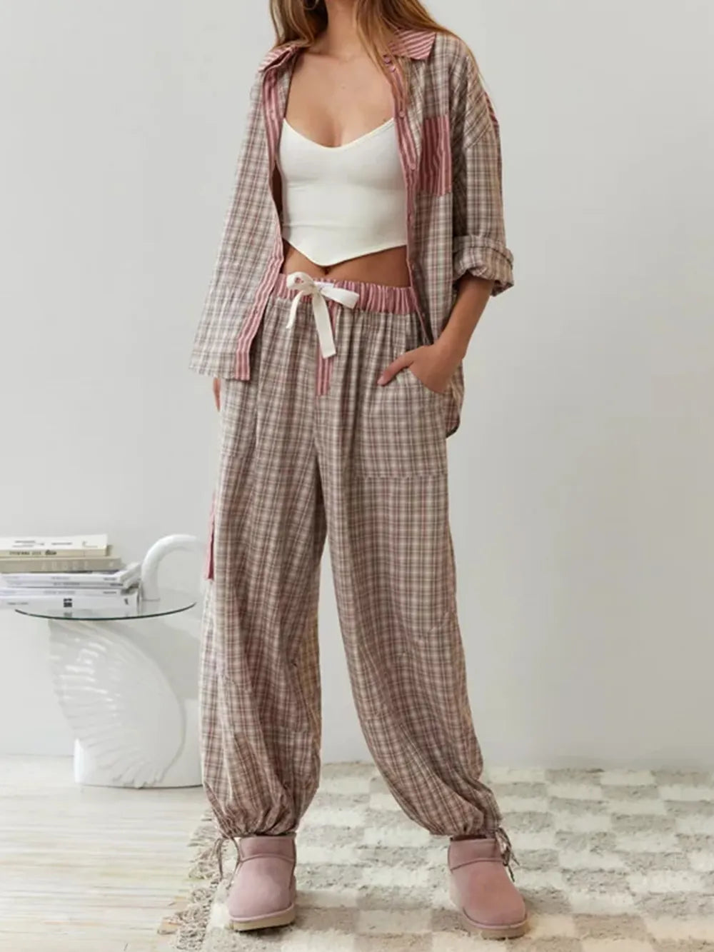 Viktoria - 2-Piece Casual Pajama Set