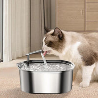Fontaine à eau pour chats | FONTAINE EN ACIER INOXYDABLE