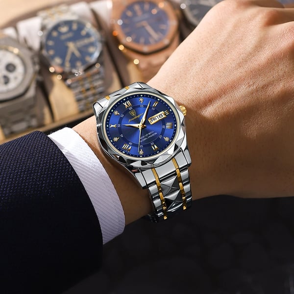 Waterproof Luxury Men's Watch from Top Brand with Luminous Function