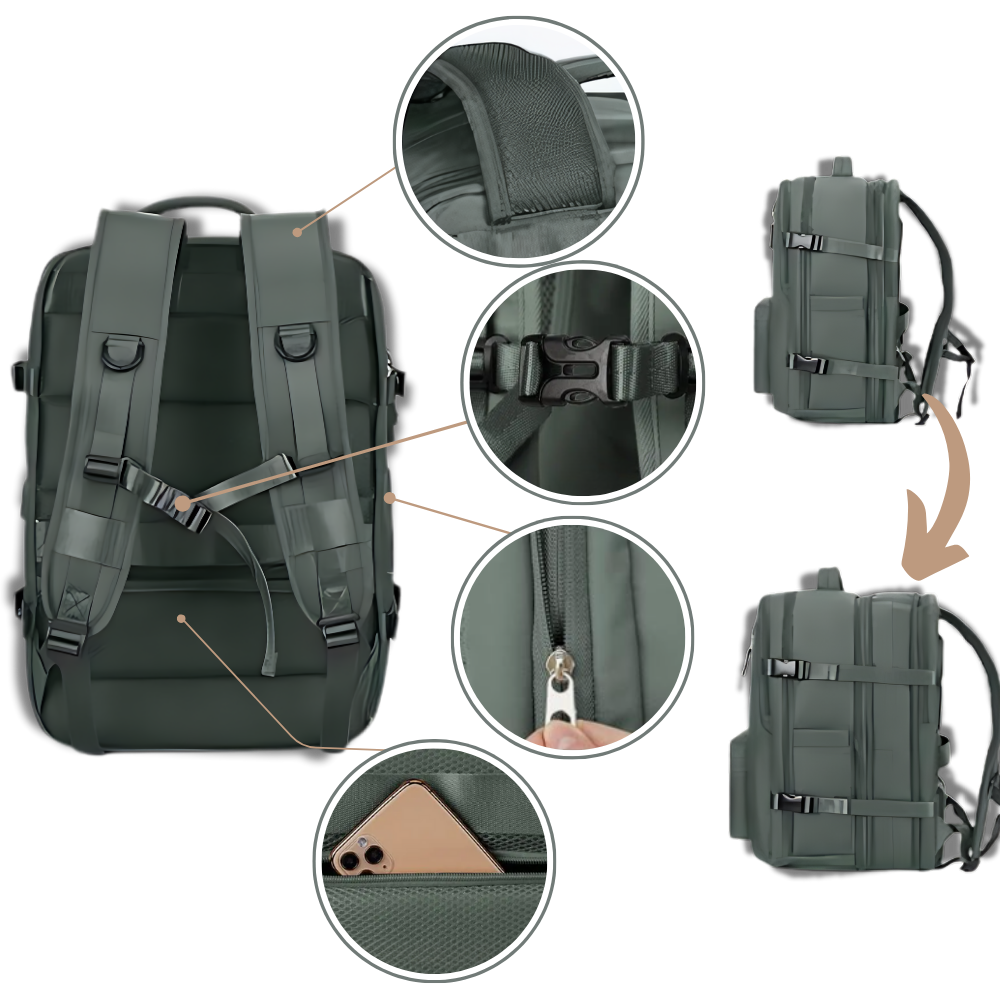 Waterproof Travel Backpack with USB