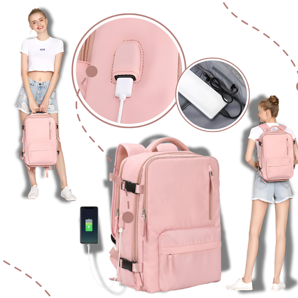 Waterproof Travel Backpack with USB
