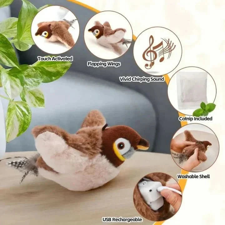 WHISKERFUN – Interactive Plush Toy for Active Cats