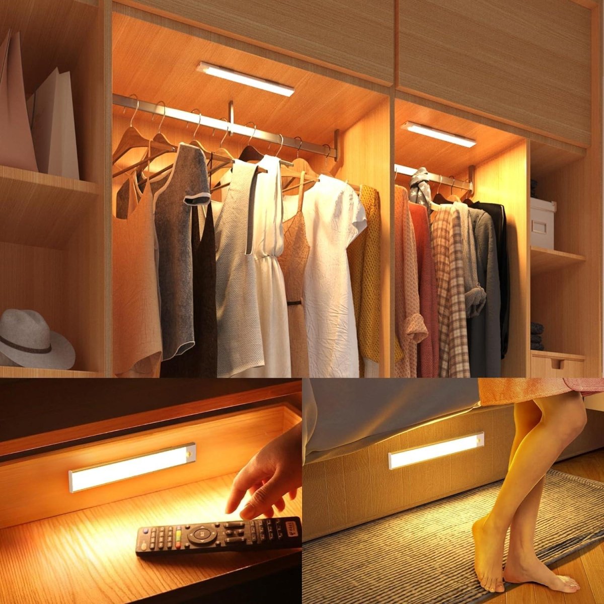 Wireless LED Lamp with Sensor and Magnet