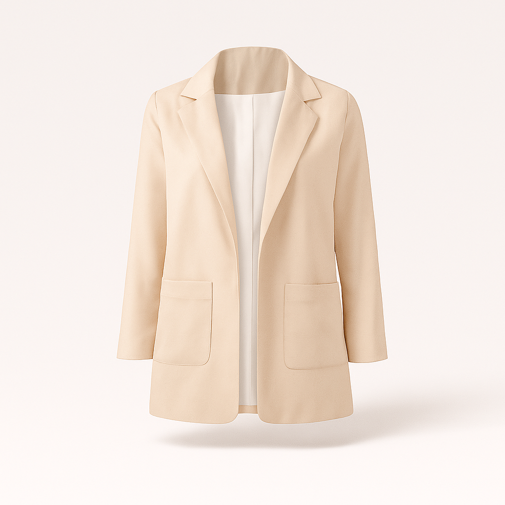 Women's Long Khaki Autumn Blazer MODA