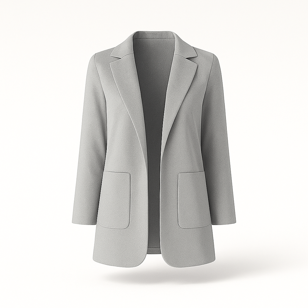 Women's Long Khaki Autumn Blazer MODA