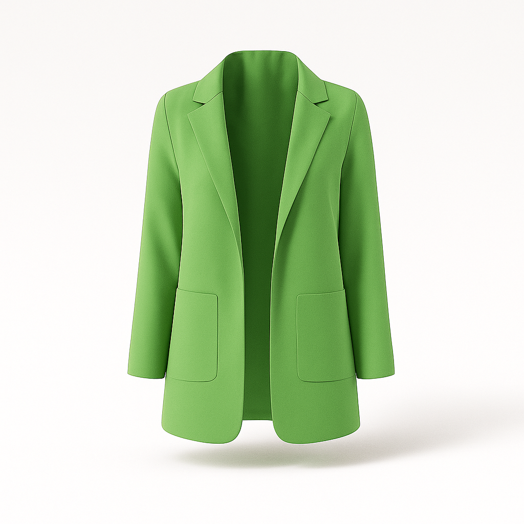 Women's Long Khaki Autumn Blazer MODA
