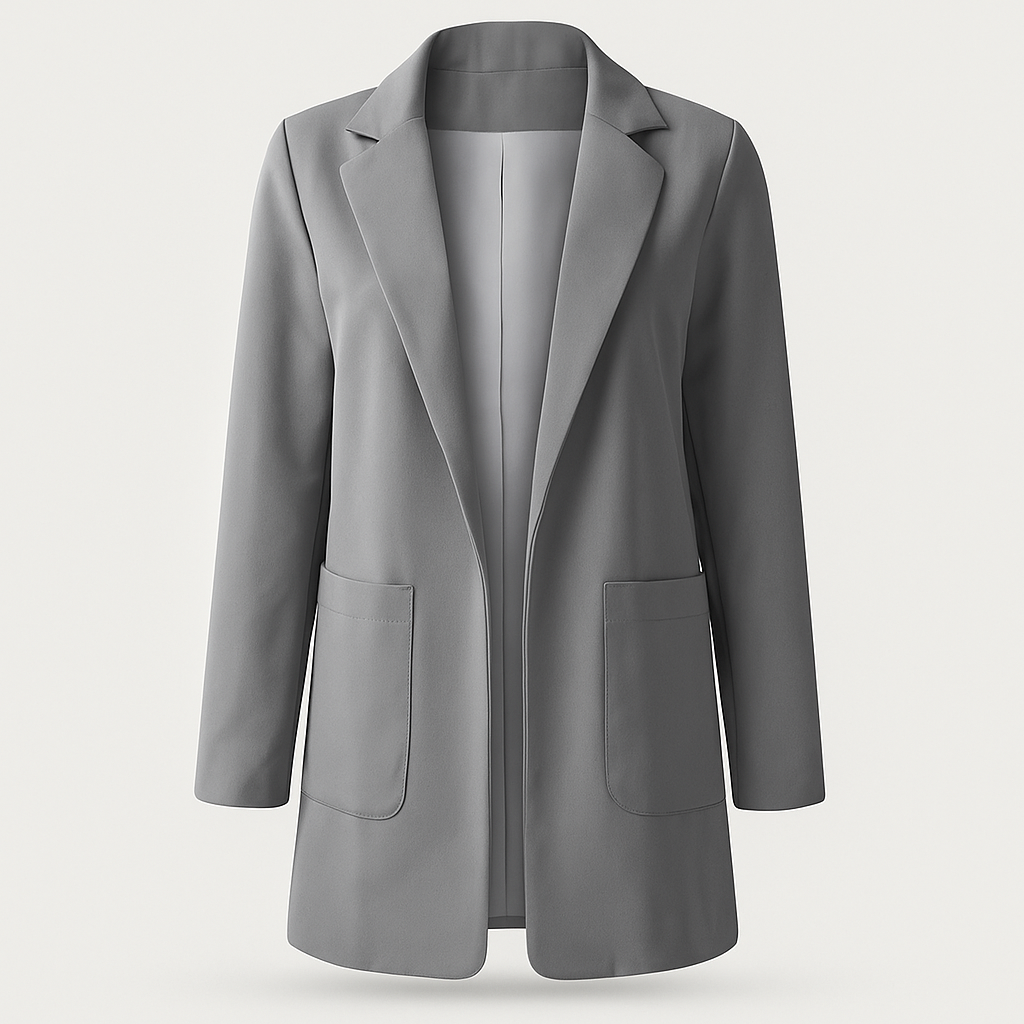 Women's Long Khaki Autumn Blazer MODA
