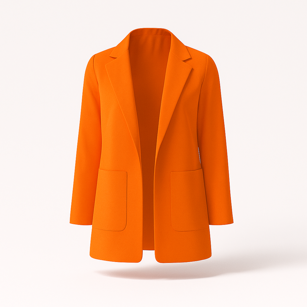 Women's Long Khaki Autumn Blazer MODA