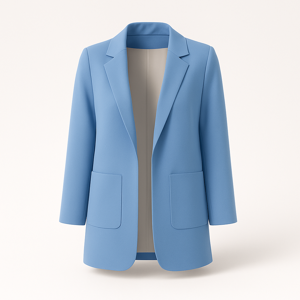 Women's Long Khaki Autumn Blazer MODA