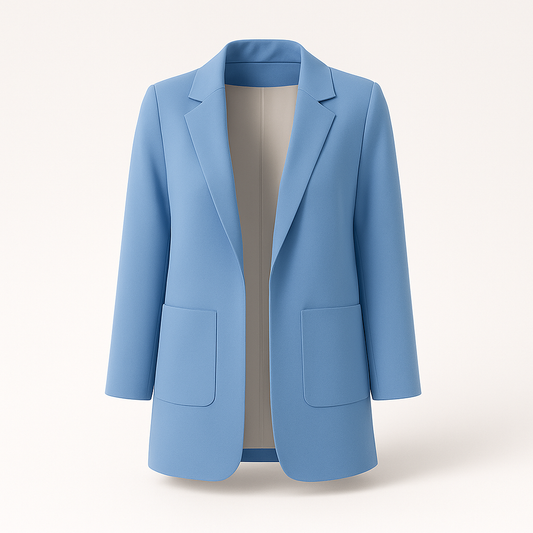 Women's Long Khaki Autumn Blazer MODA