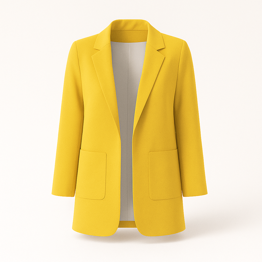 Women's Long Khaki Autumn Blazer MODA