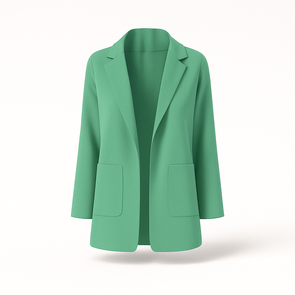 Women's Long Khaki Autumn Blazer MODA