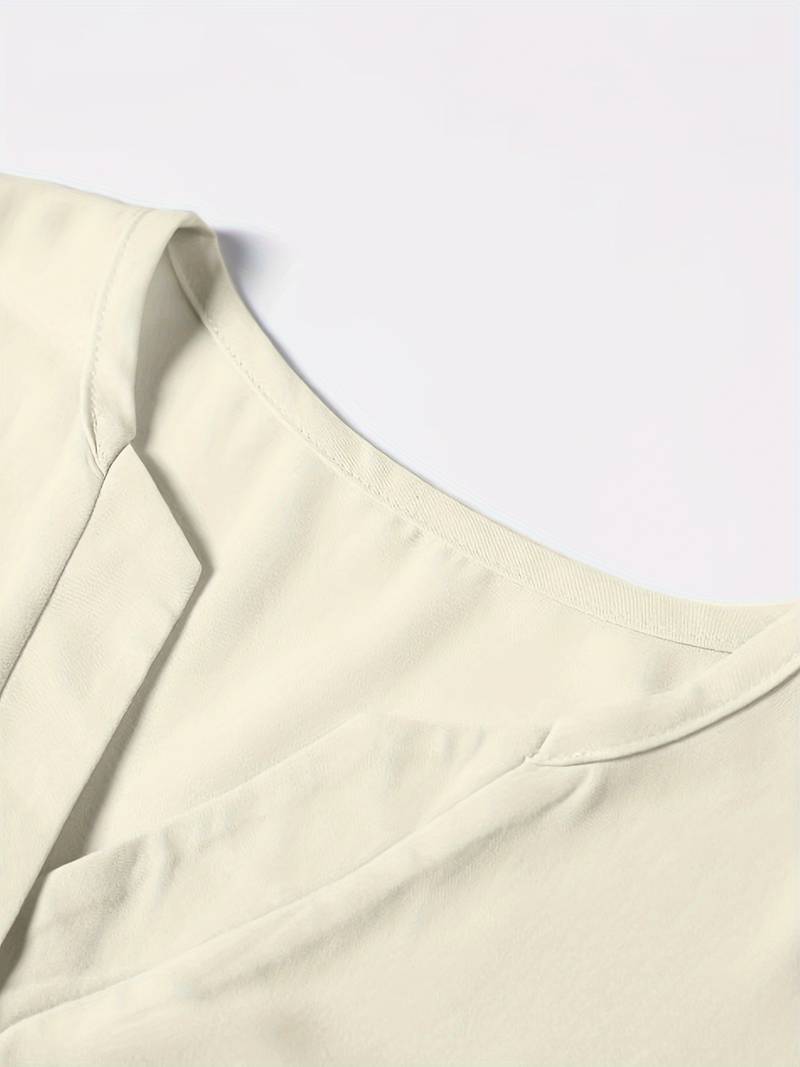 Women's Long Sleeve Top Party Tops Soft Blend Cutout Neckline
