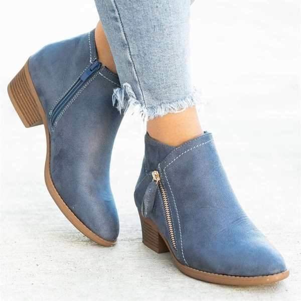 Women's Orthopaedic Leather Boots - Autumn Edition