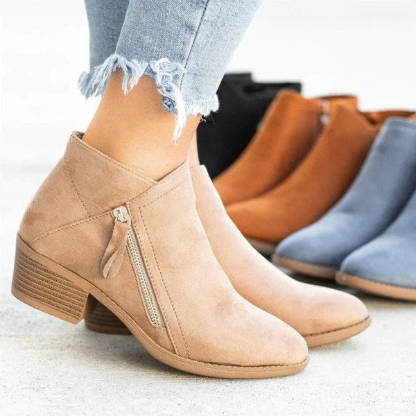 Women's Orthopaedic Leather Boots - Autumn Edition