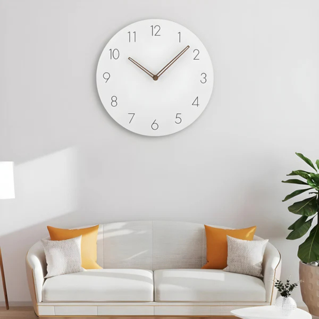 Wooden Wall Clock with Minimalist Style and Elegance