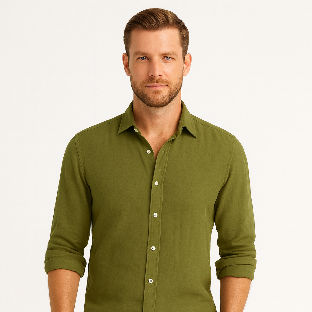 Zander | Lightweight, breathable & stylish linen shirt for men